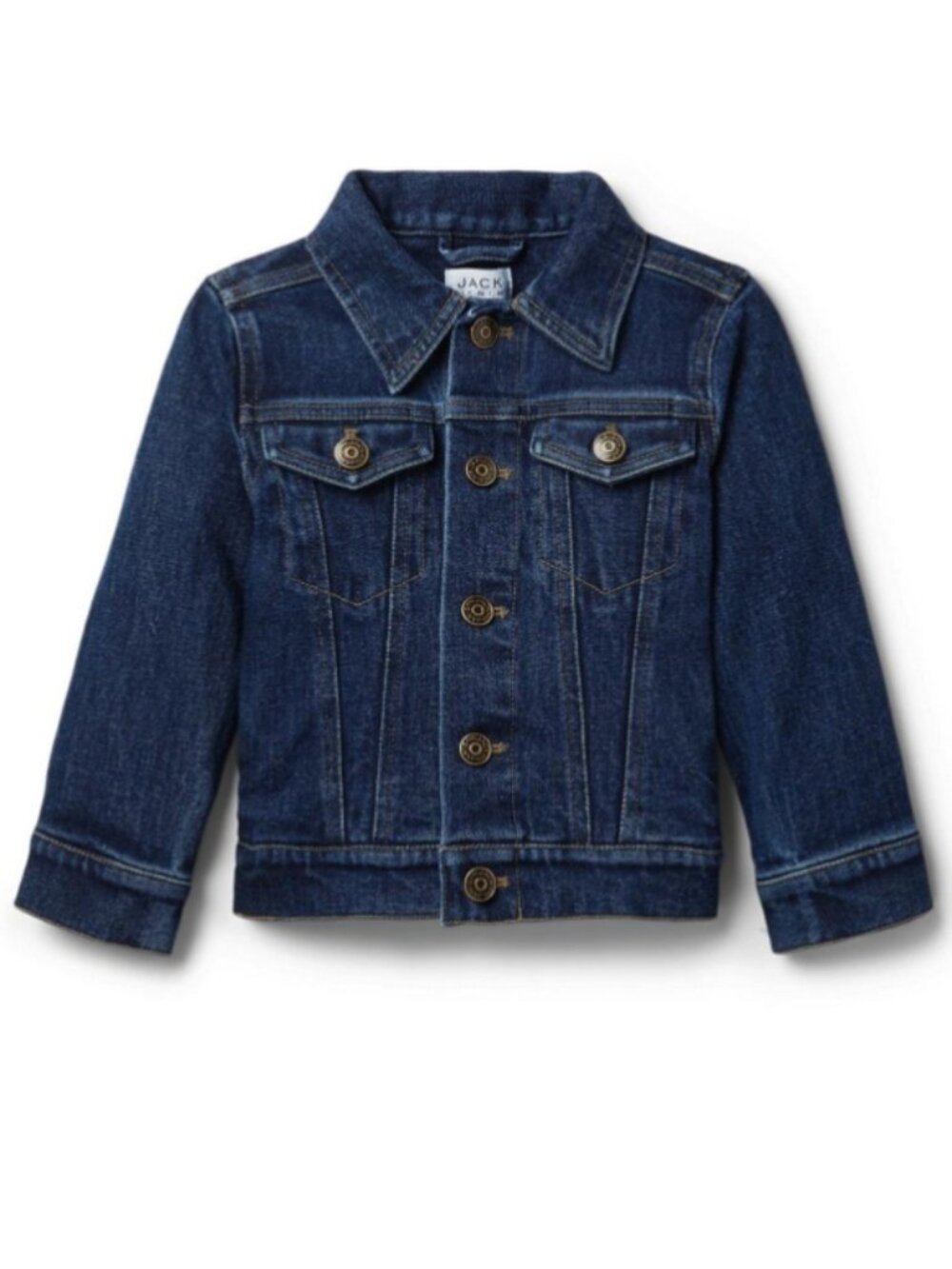 NWT Janie Jack Boy Kingsley Wash Denim Trucker Jacket Sz 5/6